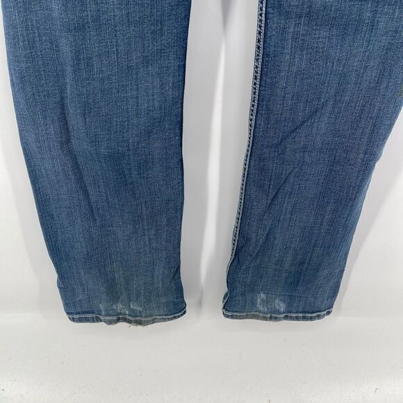 BKE Denim Harper Women's Skinny Jeans Ripped Mid Rise Stretch Denim Size 31 long - Picture 3 of 12